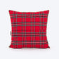 HUFT Personalised Tartan Plaid Snuggle Cushion Cover For Dog & Cat - Red