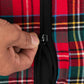 HUFT Personalised Tartan Snuggle Cushion Cover For Dog & Cat - Red & Green