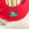 HUFT Pretty Pupper Printed T-Shirt For Dog - Red - Heads Up For Tails