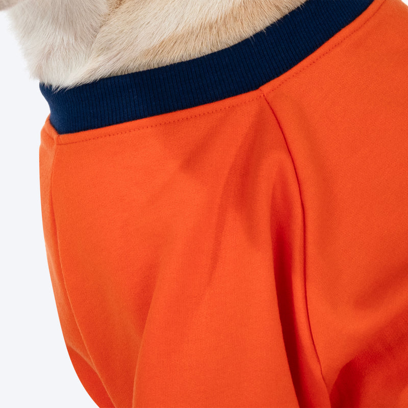 HUFT Good Doggo Pet Sweatshirt  - Orange - Heads Up For Tails