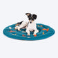 HUFT Doggie Doodles Circular Mat For Dog & Cat - Petrol Blue