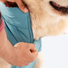 Dash Dog Puffer Dog Jacket - Aqua & Coral_15