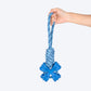 Dash Dog Power Tugger Rope Toy For Dog - Navy Blue & Turquoise_06