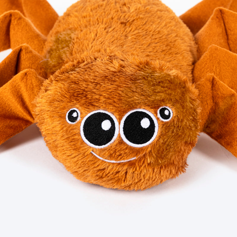 HUFT Webby Long-Legs Plush Toy For Dog - Brown - Heads Up For Tails
