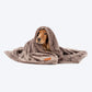 HUFT Furry Wrap Blanket For Dog & Cat - Dark Brown
