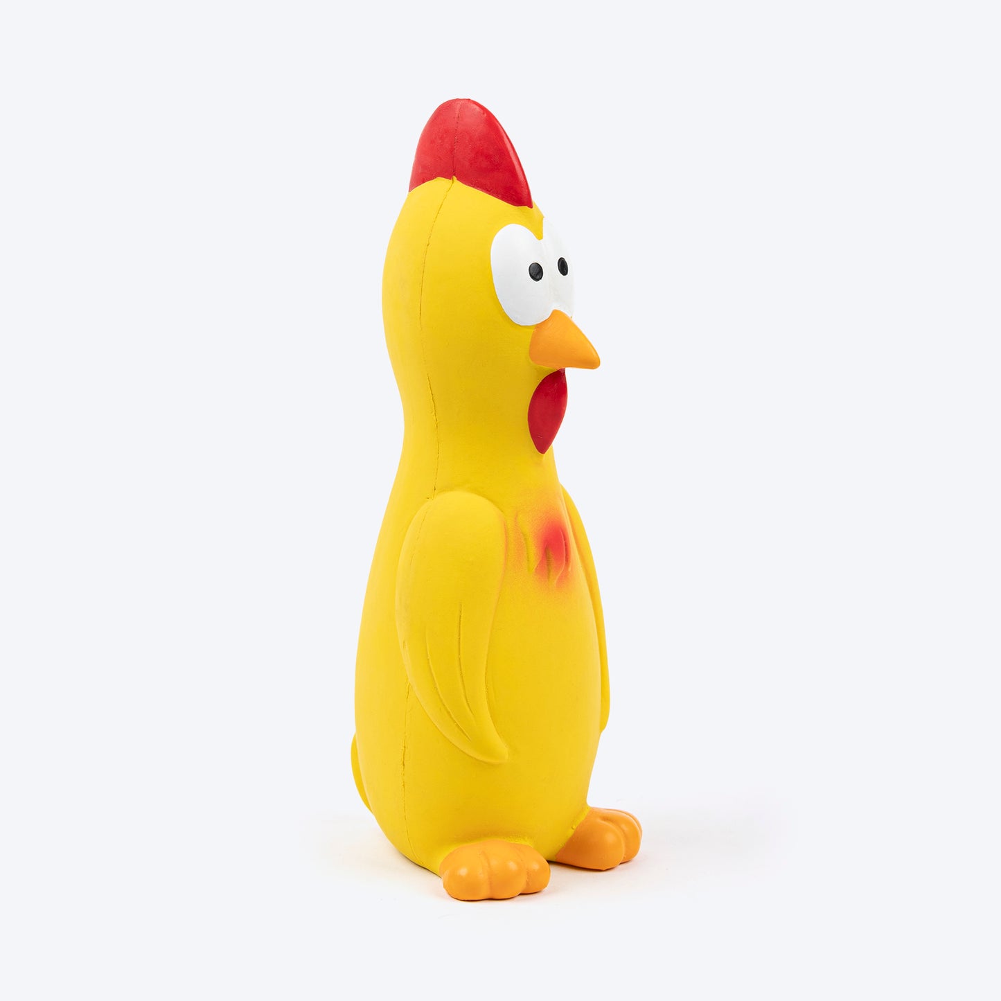 TLC Standing Rooster Chew Toy For Dog - Yellow