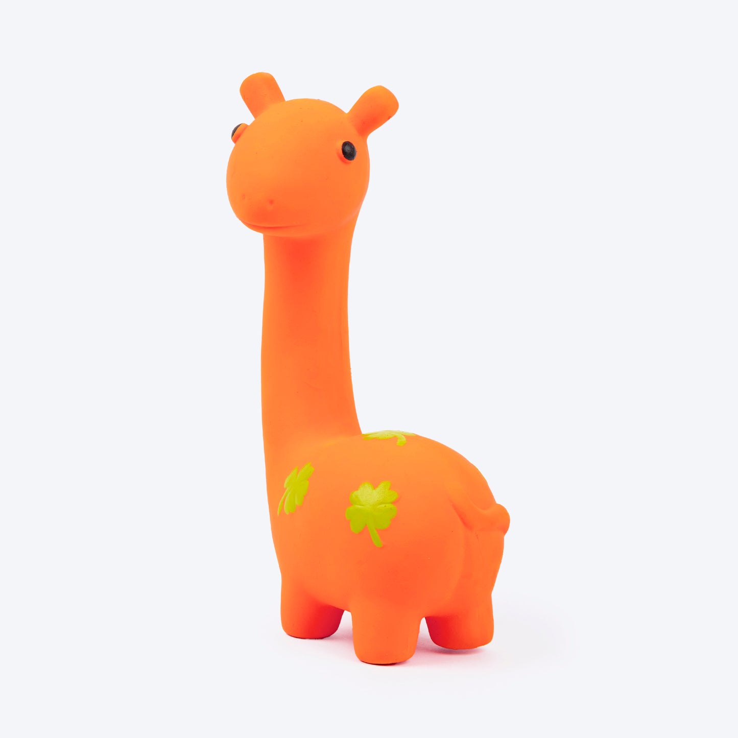 TLC Rubber Giraffe Chew Toy For Dog - Orange