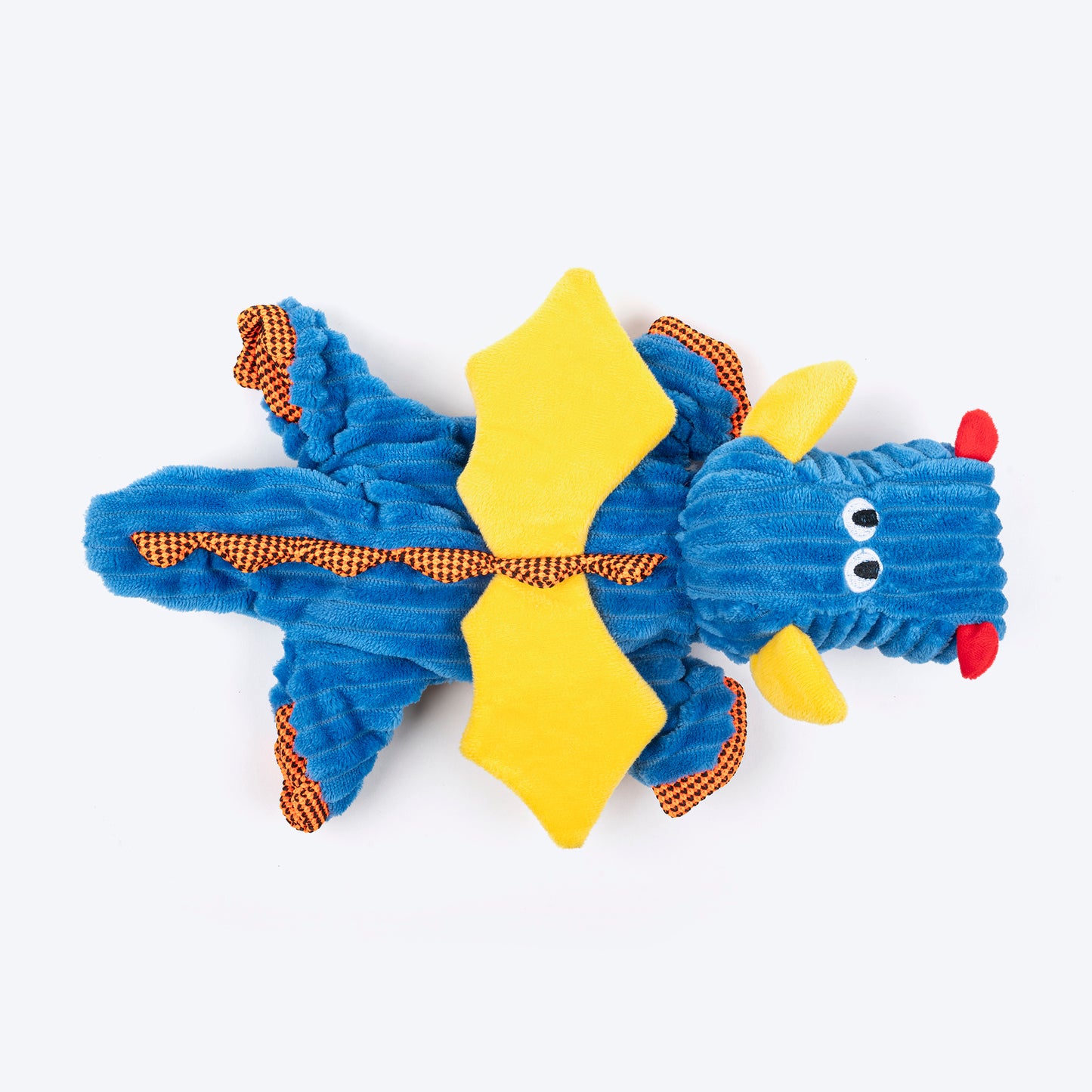 HUFT Dear Dino Plush Toy For Dog - Blue