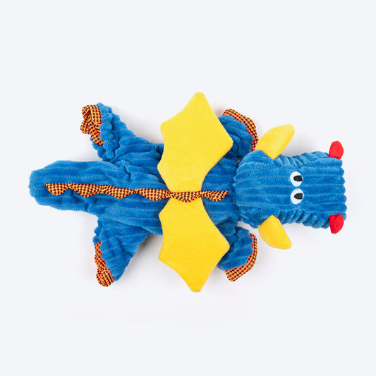 HUFT Dear Dino Plush Toy For Dog - Blue_01