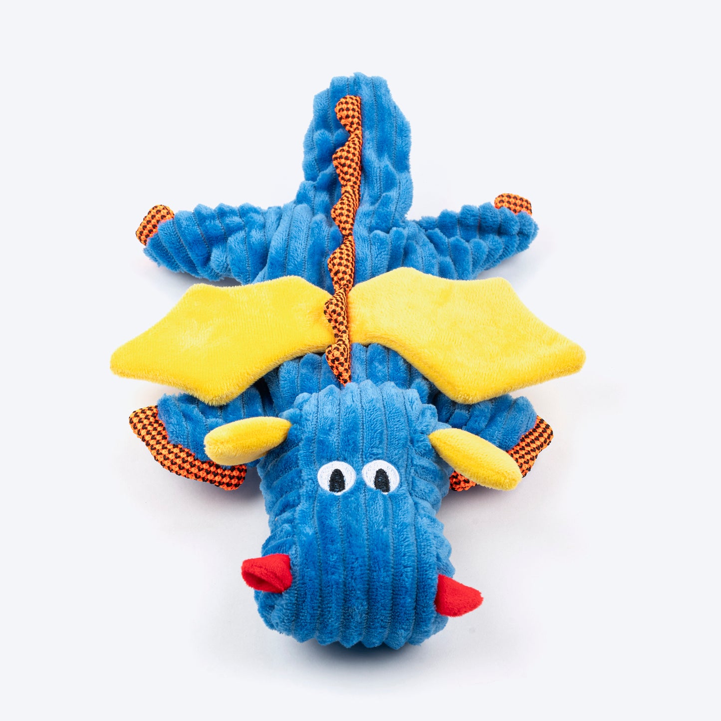 HUFT Dear Dino Plush Toy For Dog - Blue