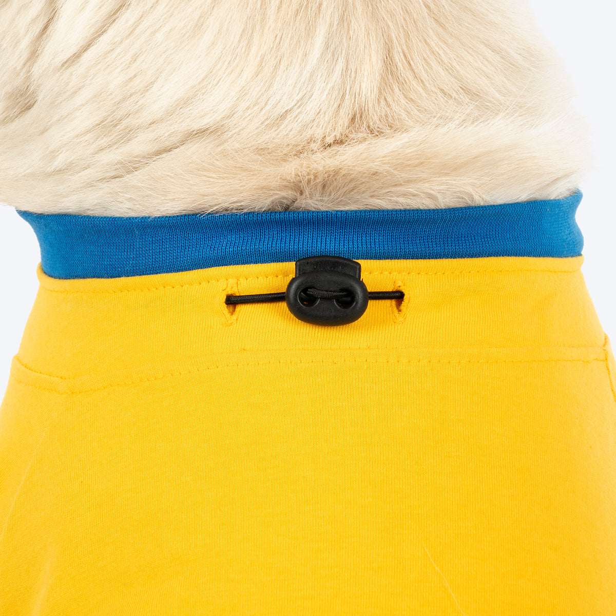 HUFT Dil Ka Tukda Printed T-Shirt For Dog - Yellow - Heads Up For Tails