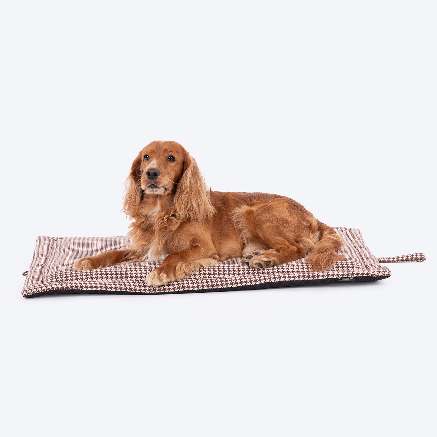 HUFT Cookie Houndstooth Mat For Dog - Brown - Heads Up For Tails