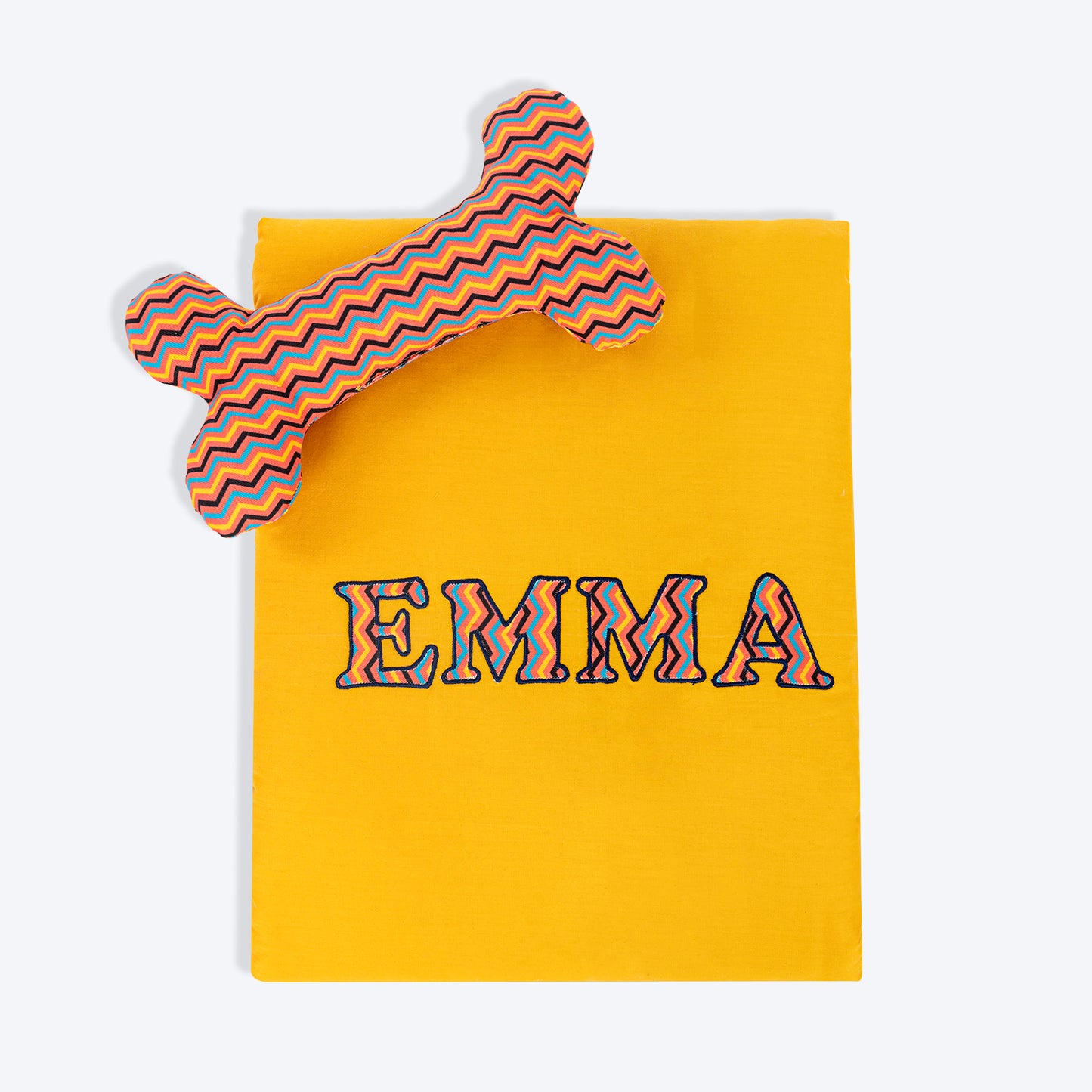 HUFT Personalised Sweet Dreams Blanket For Dog & Cat - Yellow