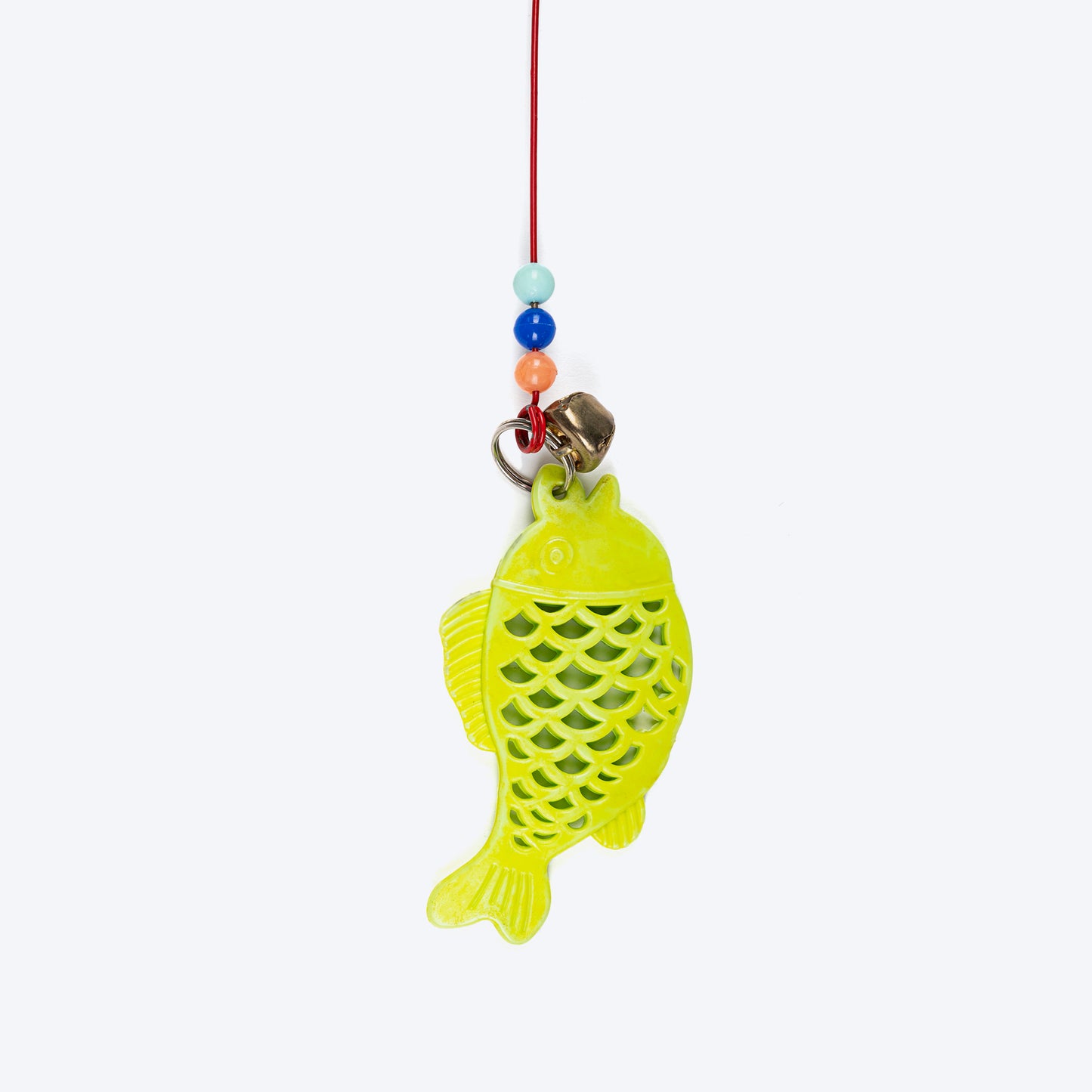 TLC Flippy Fish Wand Toy For Cat - Multicolor