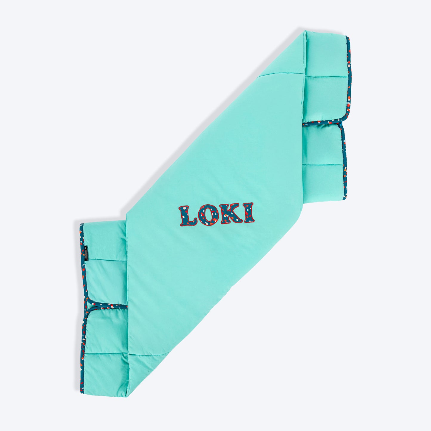 HUFT Personalised Sweet Dreams Blanket For Dog & Cat - Aqua