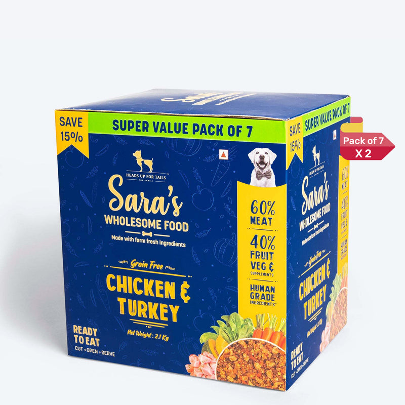 Sara's Wholesome Grain-Free Chicken & Turkey Dog Food