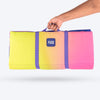 Dash Dog Ombre Fusion Water Repellent Portable Mat For Dog - Purple & Yellow - Heads Up For Tails