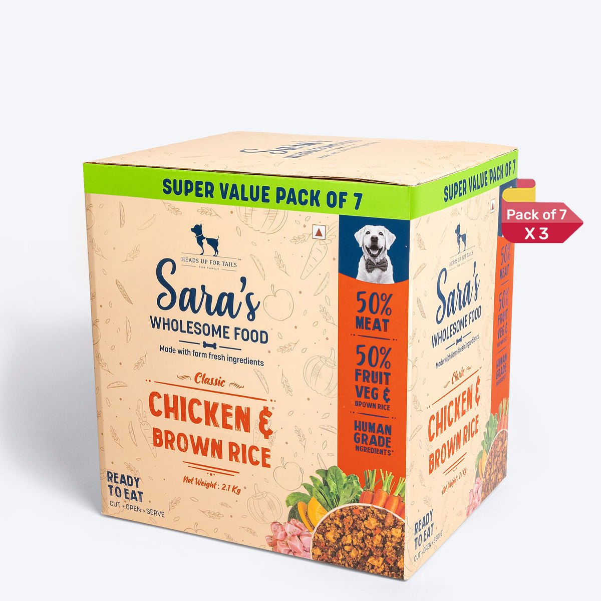 Sara's Wholesome Classic Chicken & Brown Rice Dog Food