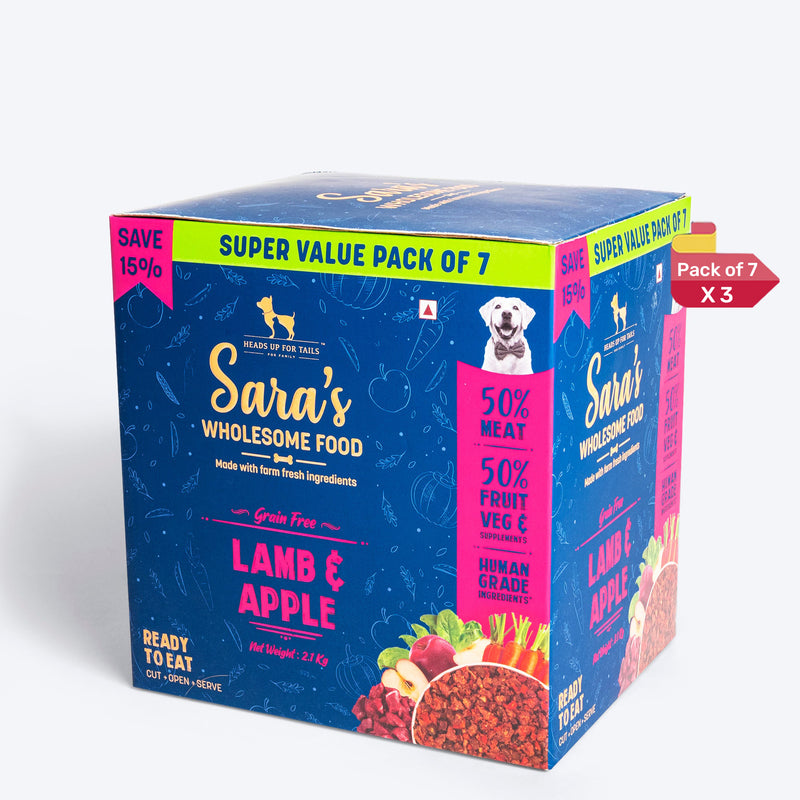 Sara's Wholesome Grain-Free Lamb & Apple Dog Food