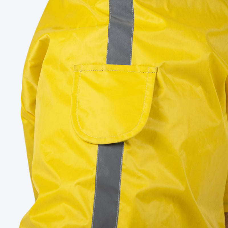 HUFT Magical Mist Raincoat With Harness Opening For Dog - Yellow - Heads Up For Tails
