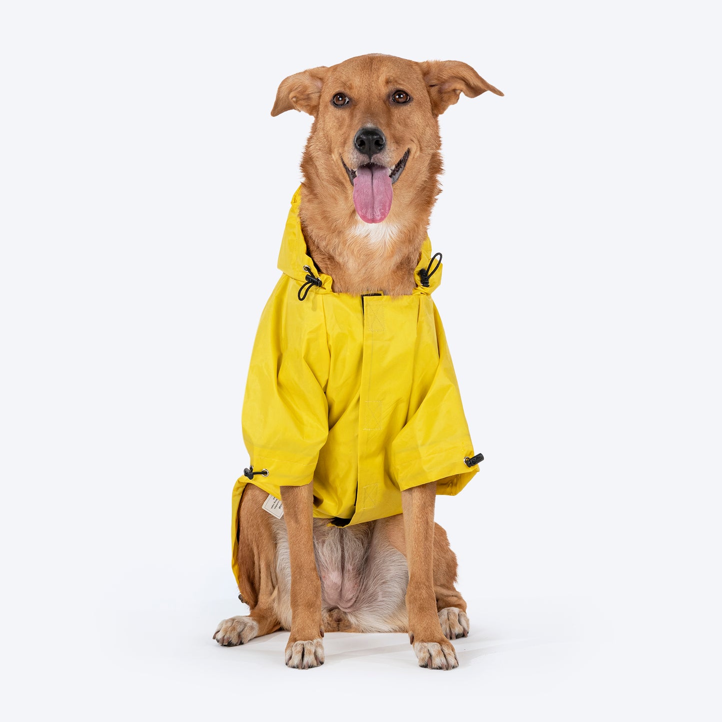 HUFT Magical Mist Raincoat With Harness Opening For Dog - Yellow