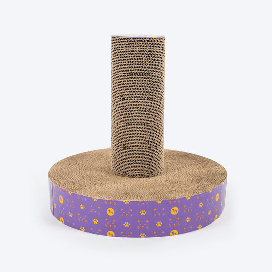 HUFT Scratch-N-Stretch Scratching Post Cat Scratcher - Violet_01