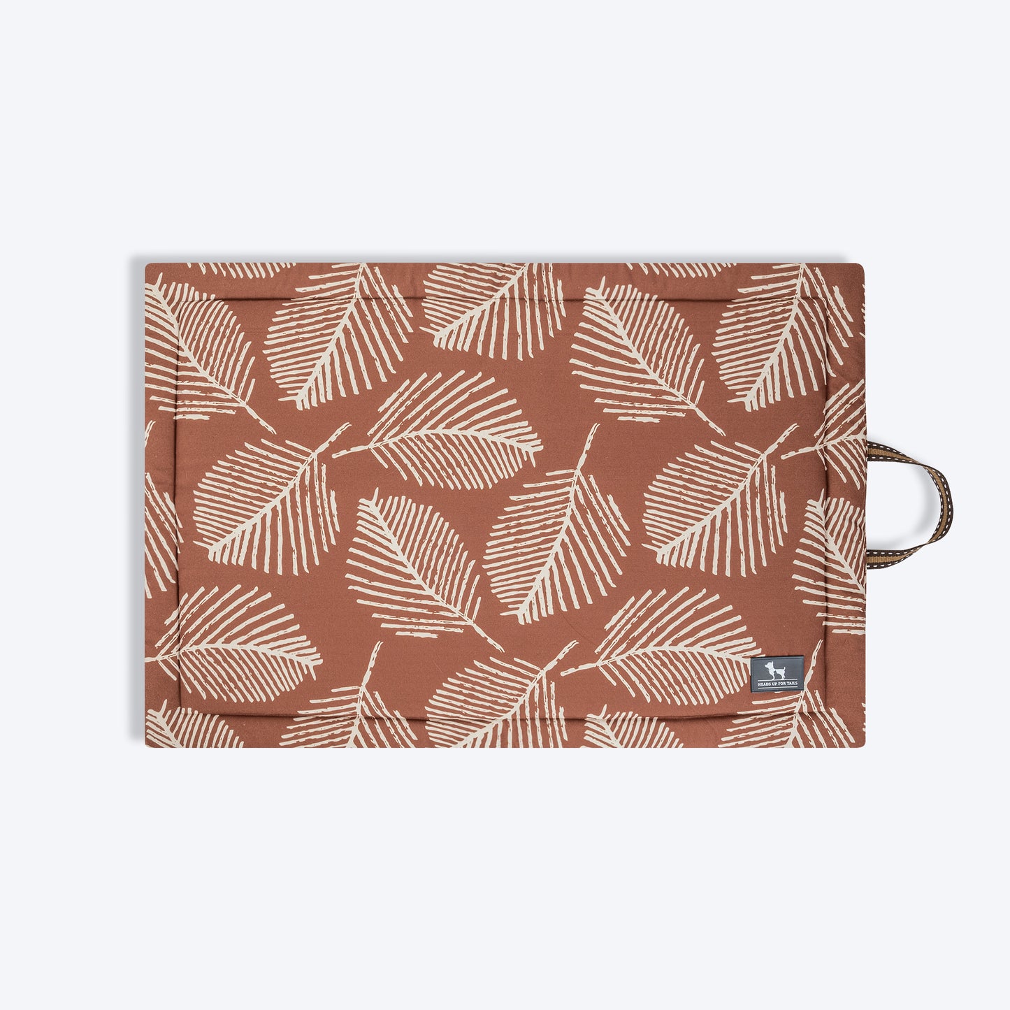 HUFT Tropical Palm Paradise Dog Mat - Brown - Heads Up For Tails