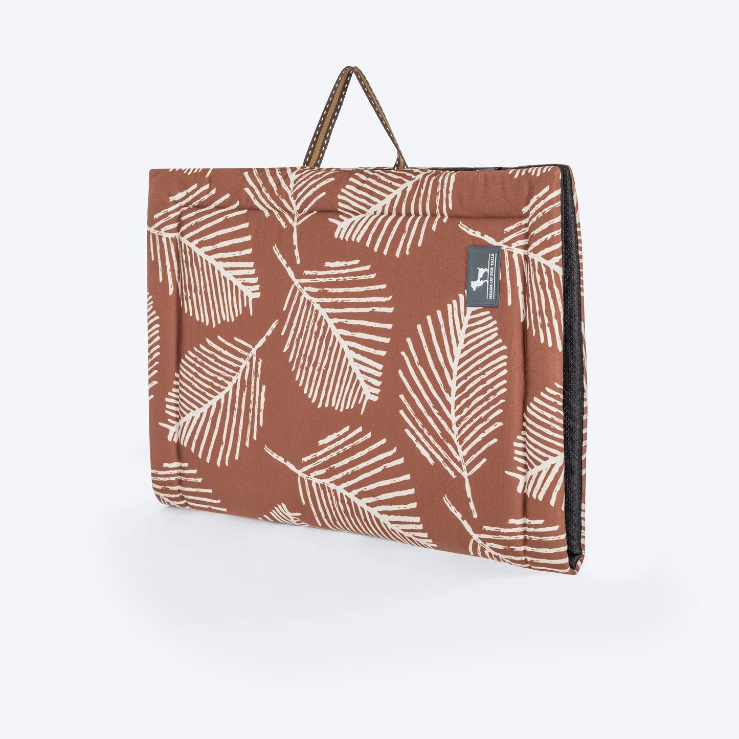 HUFT Tropical Palm Paradise Dog Mat - Brown - Heads Up For Tails