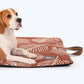 HUFT Tropical Palm Paradise Dog Mat - Brown - Heads Up For Tails