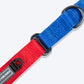 HUFT Martingale Collar For Dog - Crimson Red & Cobalt Blue - Heads Up For Tails