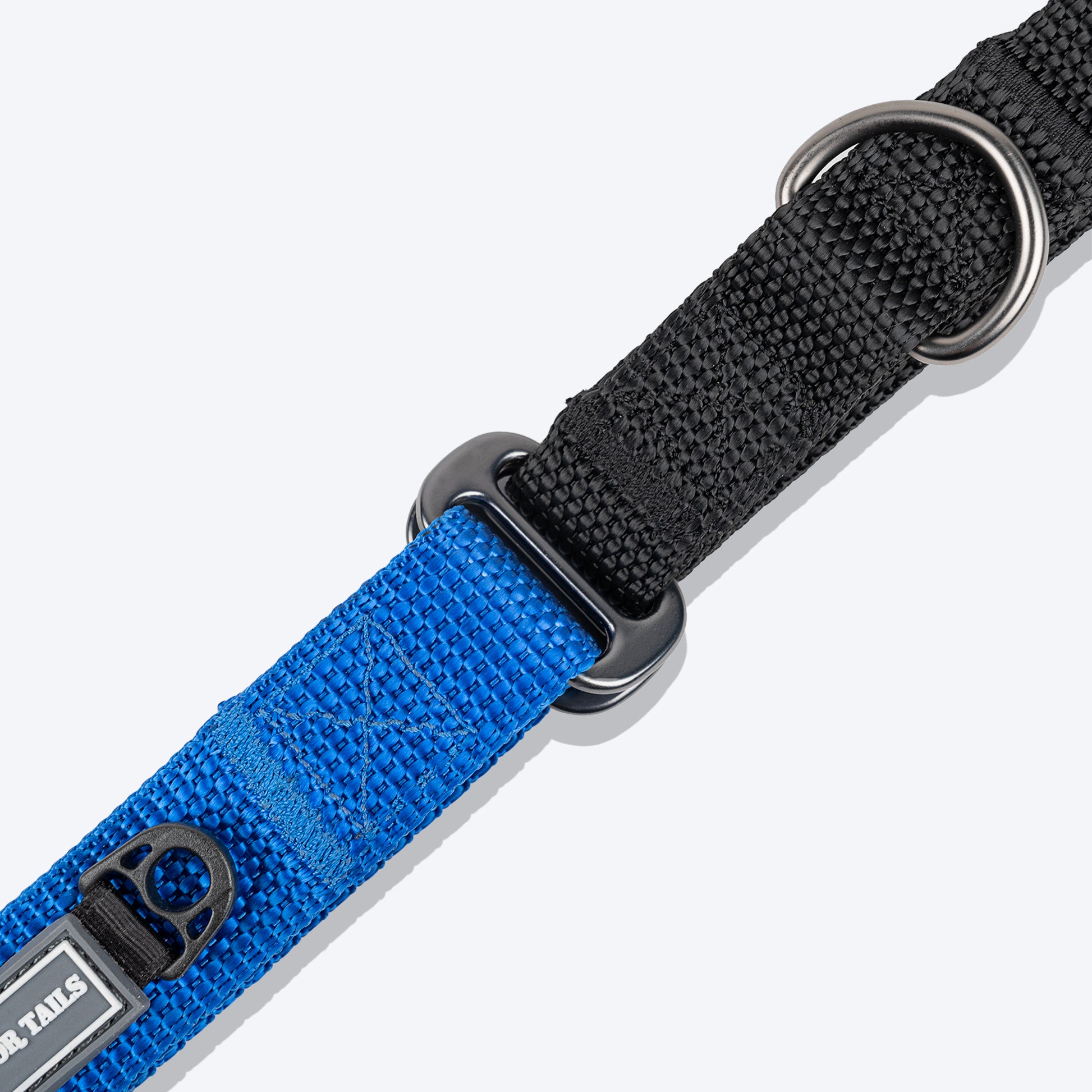 HUFT Martingale Collar For Dog - Cobalt Blue & Classic Black - Heads Up For Tails