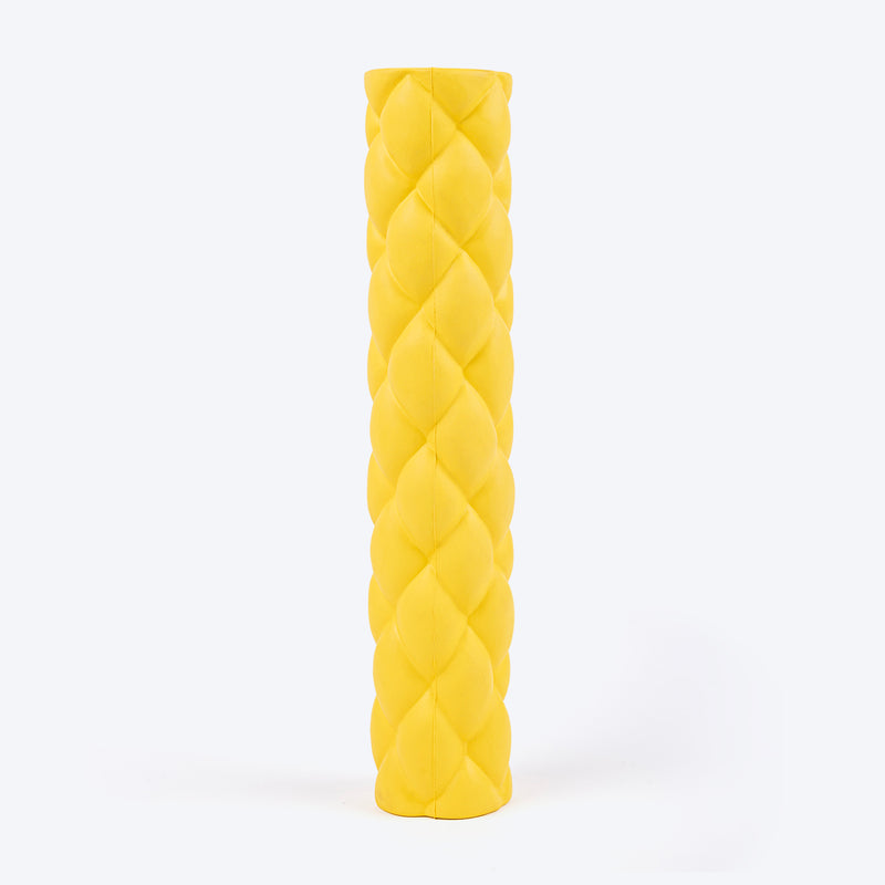 HUFT Twist-n-Chew Toy For Dog - L - Yellow - Heads Up For Tails