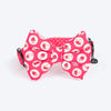 HUFT Rosy Dreams Collar For Dogs With Free Bow Tie - Pink - Heads Up For Tails
