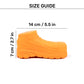 HUFT Squeaky Shoe Chew Toy For Dog - Orange - Heads Up For Tails