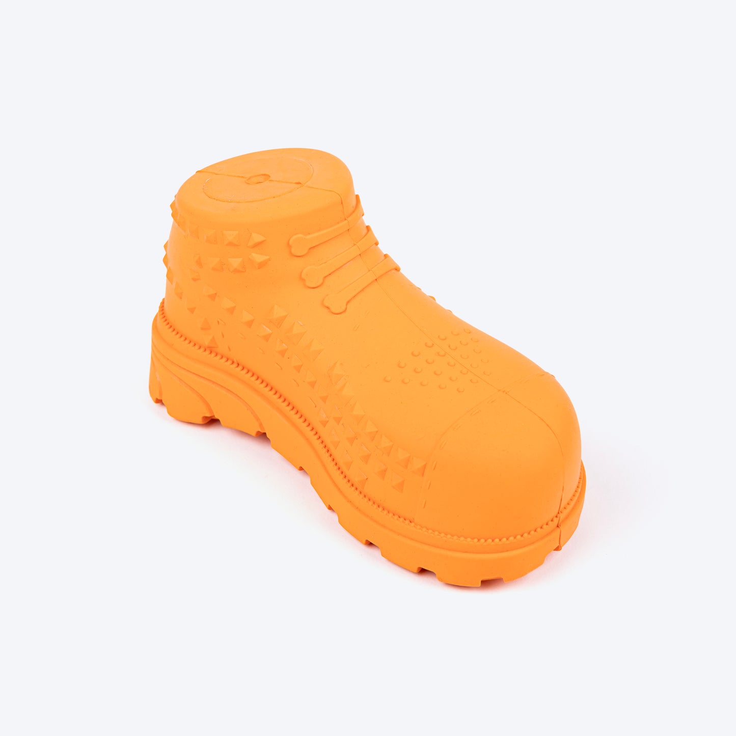 HUFT Squeaky Shoe Chew Toy For Dog - Orange - Heads Up For Tails