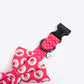 HUFT Rosy Dreams Collar For Dogs With Free Bow Tie - Pink - Heads Up For Tails