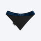 HUFT Personalised Pawfect Love Luxe Velvet Bandana For Dog - Navy Blue