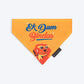 HUFT Ek Dum Bindas Bandana For Dog - Yellow
