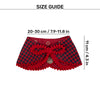 HUFT Jingle Joy Scarf For Pets - Red & Navy - Heads Up For Tails