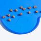 HUFT Anti Spill Bone Shape Bowl Mat For Dog & Cat - Blue