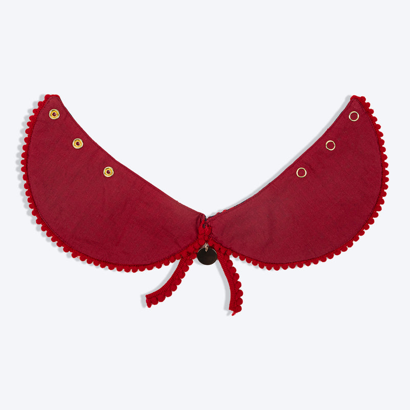 HUFT Jingle Joy Scarf For Pets - Red & Navy - Heads Up For Tails