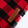HUFT Holly Jolly Bandana For Dog - Red & Black - Heads Up For Tails