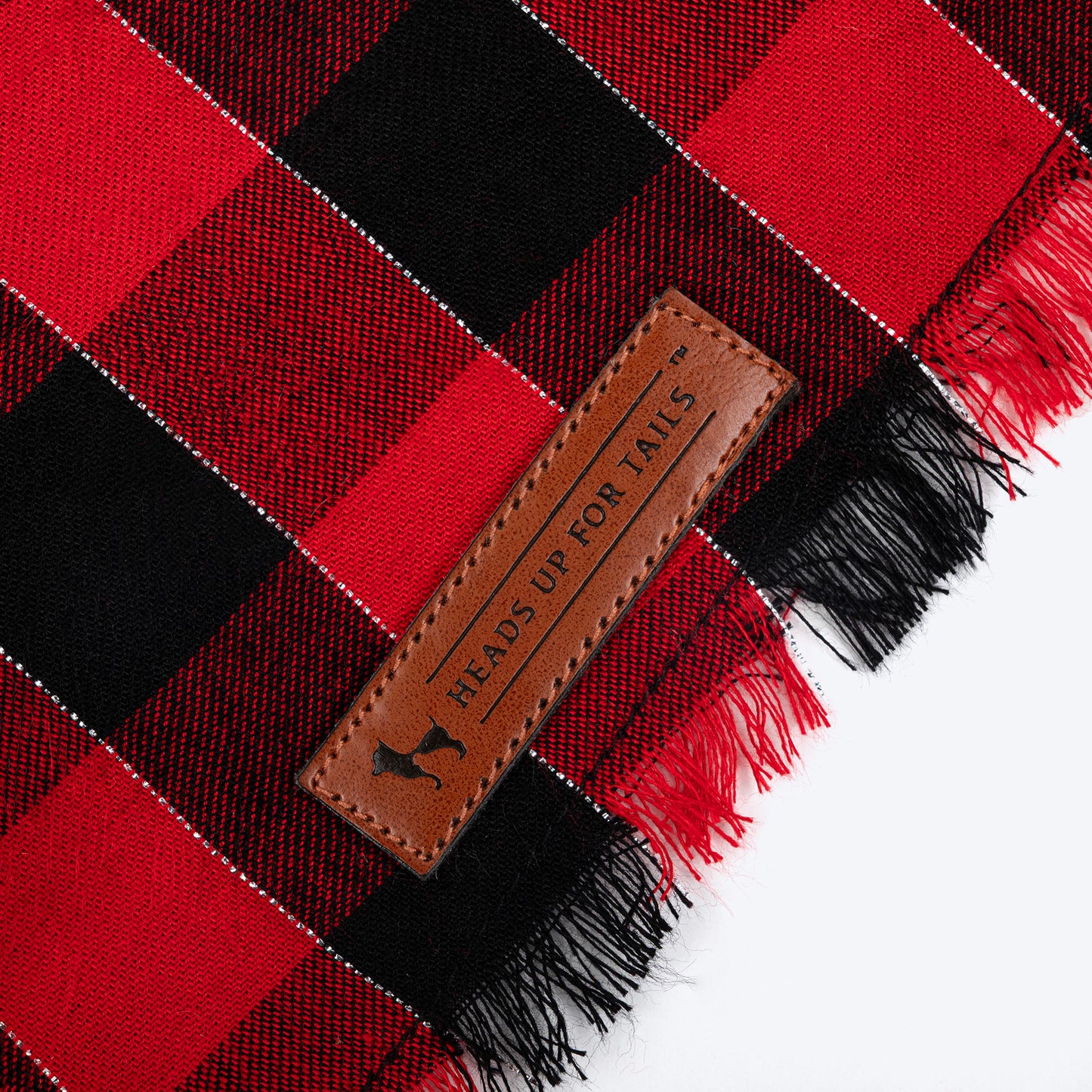 HUFT Holly Jolly Bandana For Dog - Red & Black