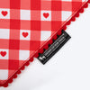 HUFT Jingle Hearts Scarf For Pets - Red & White - Heads Up For Tails
