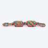 HUFT Tuggables Rope Toy For Dog - Orange & Blue - Heads Up For Tails