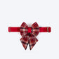 HUFT Tinsel Joy Collar With Bow Tie For Dog - Multicolour