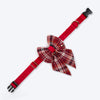 HUFT Tinsel Joy Collar With Bow Tie For Dog - Multicolour - Heads Up For Tails