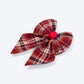 HUFT Tinsel Joy Collar With Bow Tie For Dog - Multicolour