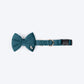 HUFT Regal Luxe Collar With Bow Tie For Dog - Green - Heads Up For Tails