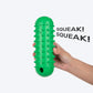 HUFT Squeak-N-Chew Cruiser Toy For Dog - Green - Heads Up For Tails